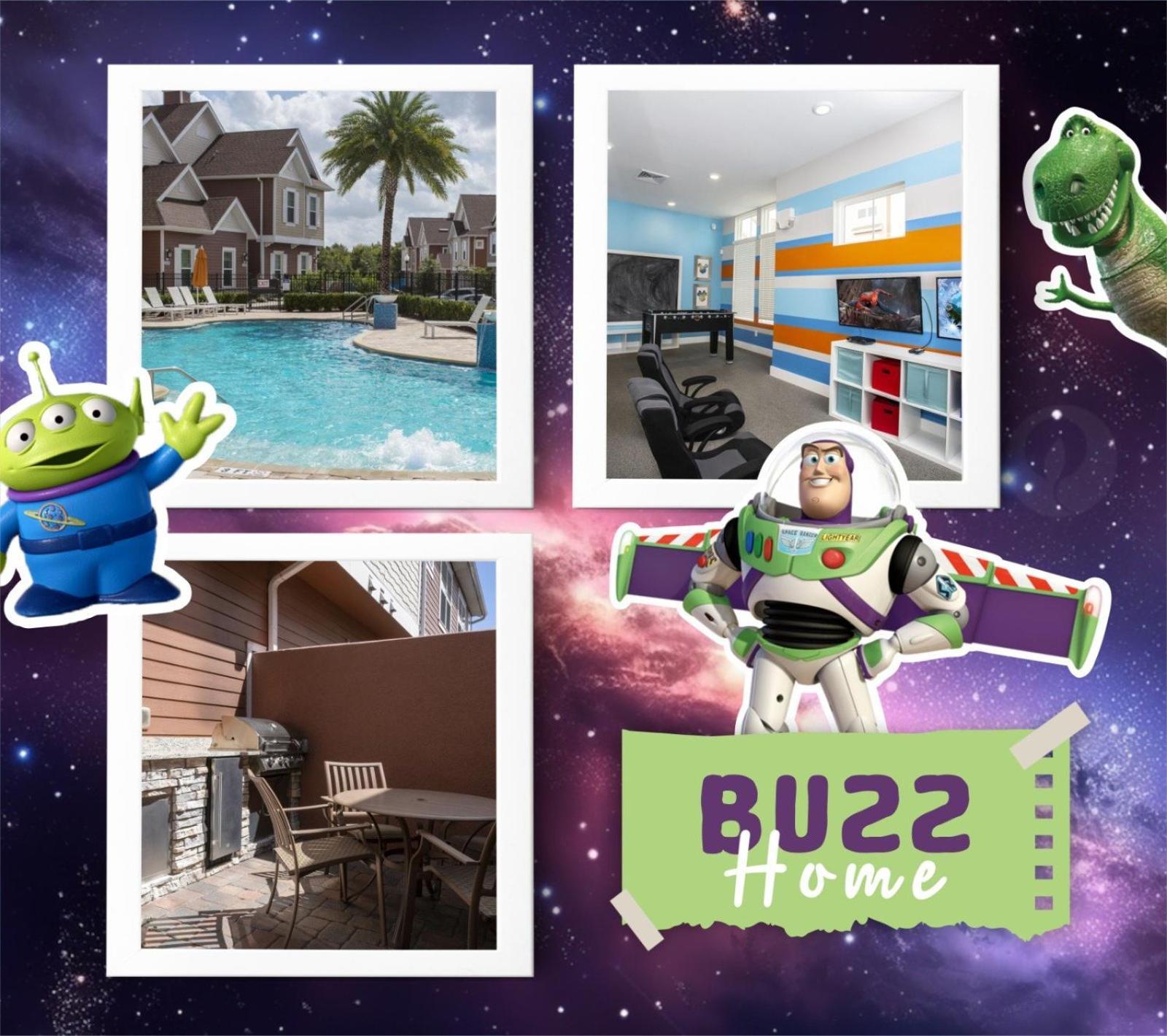 Magical Themed House Just 5 Minutes To Disney Free Bbq Pool Access Four Corners エクステリア 写真